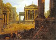 Lemaire, Jean Square in an Ancient City oil painting reproduction